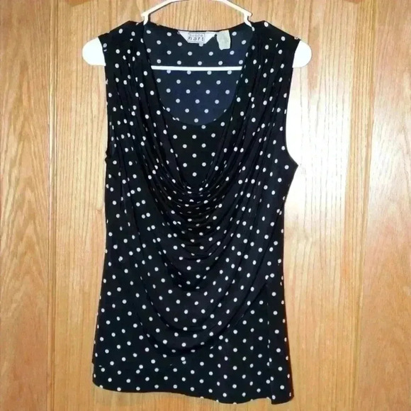 Keren Hart black with white polka dots size M - Picture 1 of 7